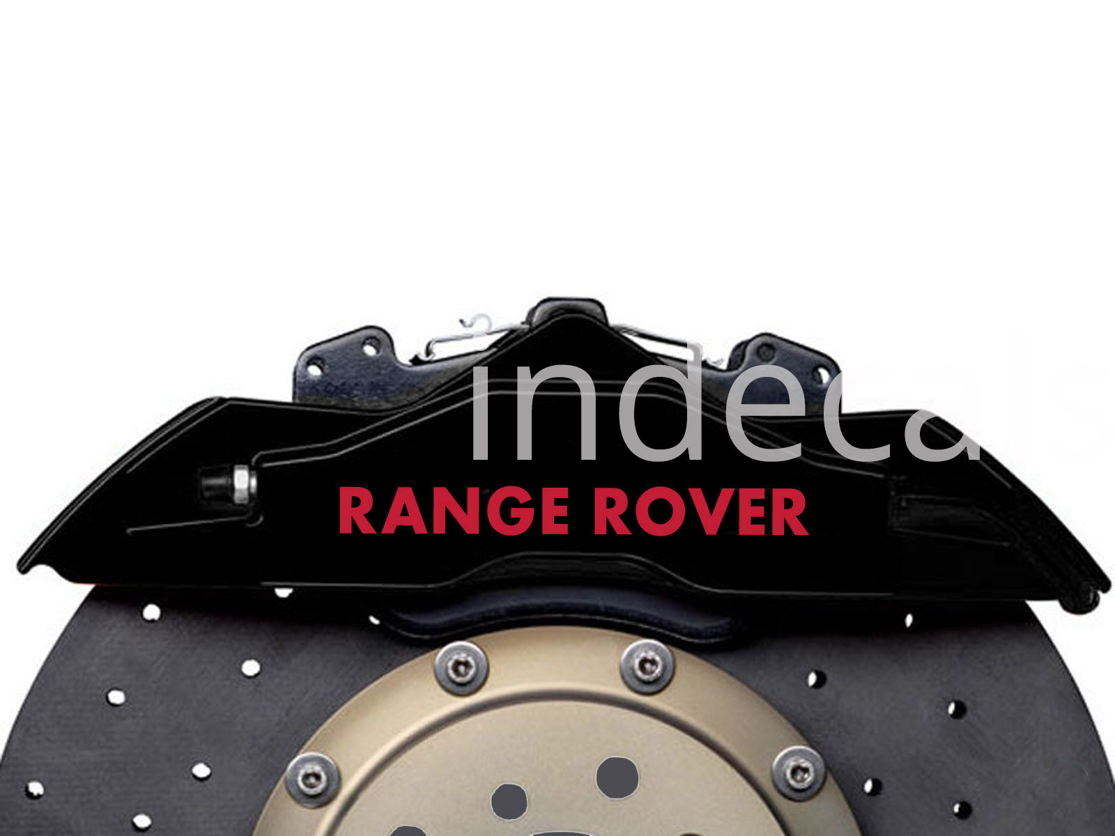 6 x Range Rover Stickers for Brakes - Red