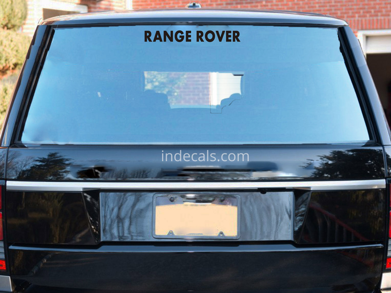 1 x Range Rover Sticker for Windshield or Back Window - Black