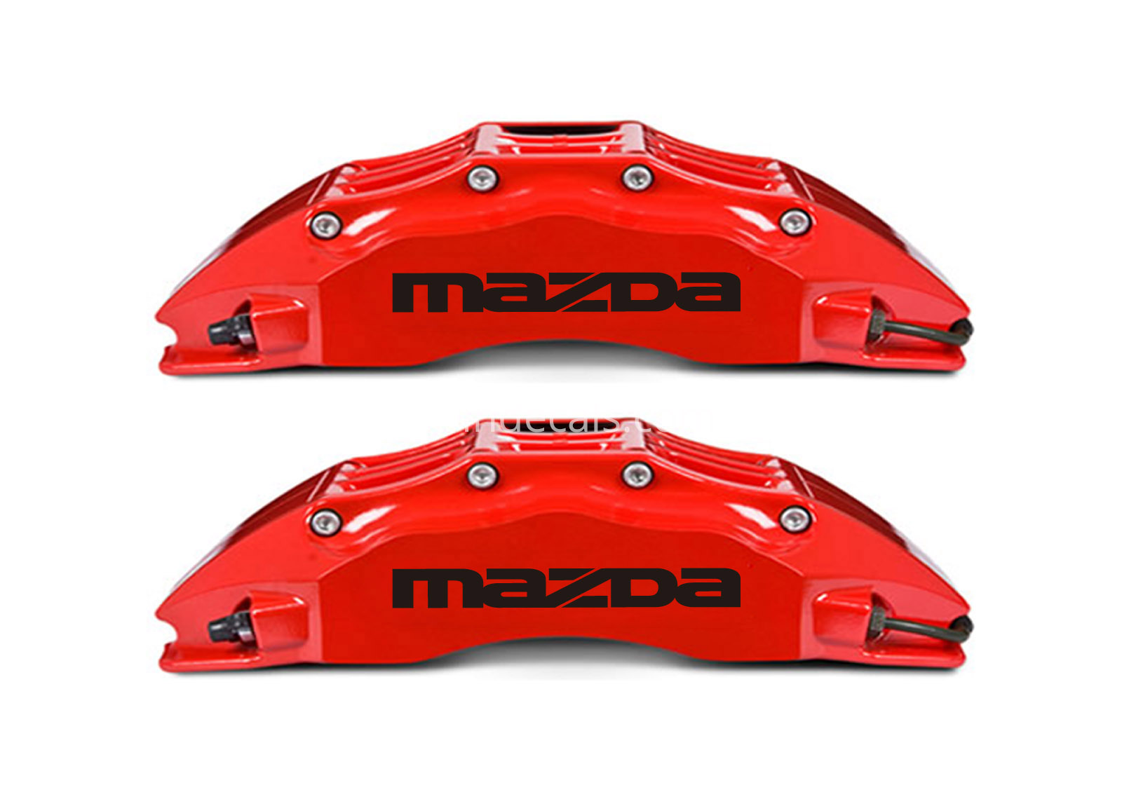 6 x Mazda Stickers for Brakes - Black