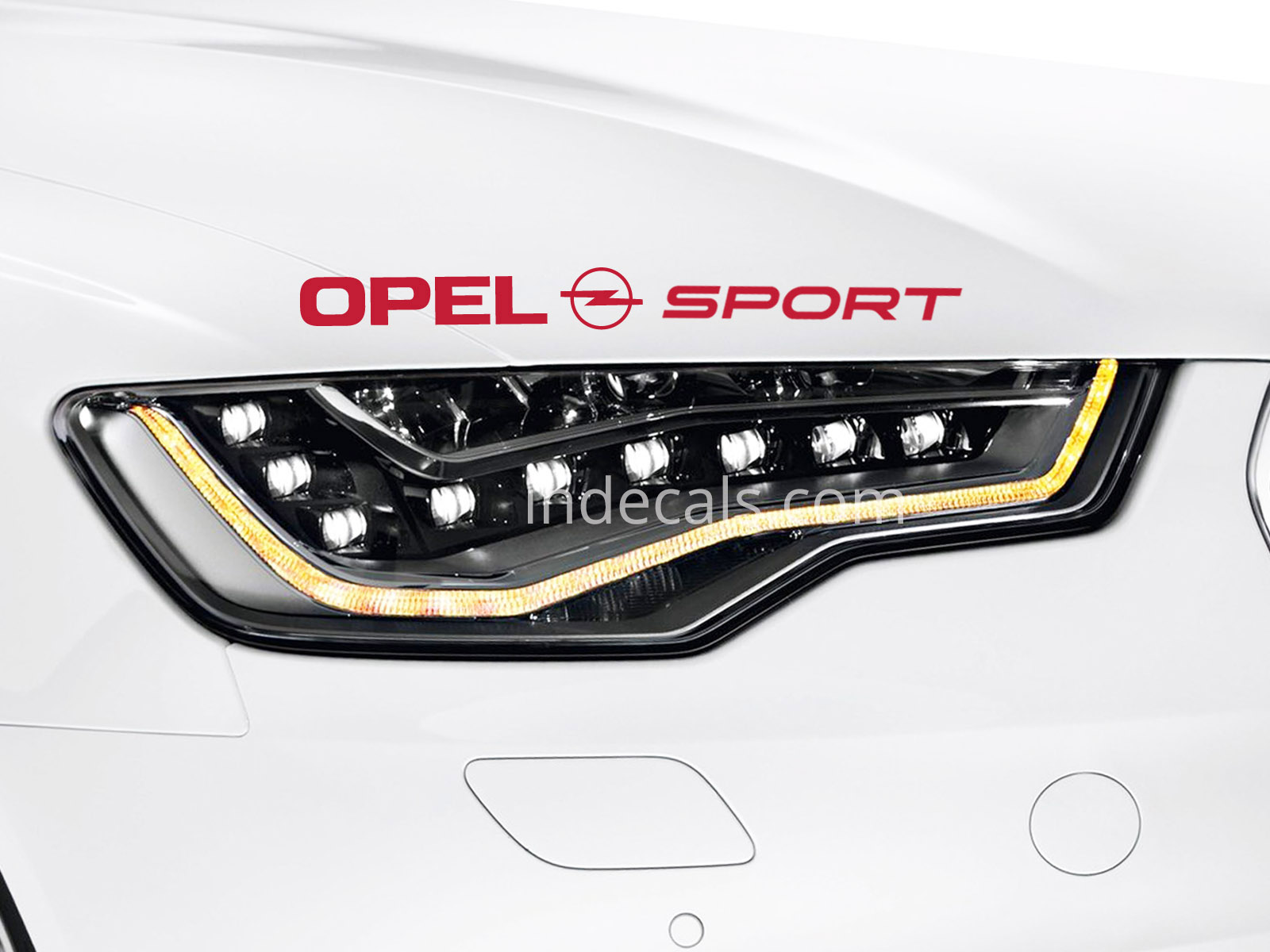 1 x Opel Sport Sticker - Red