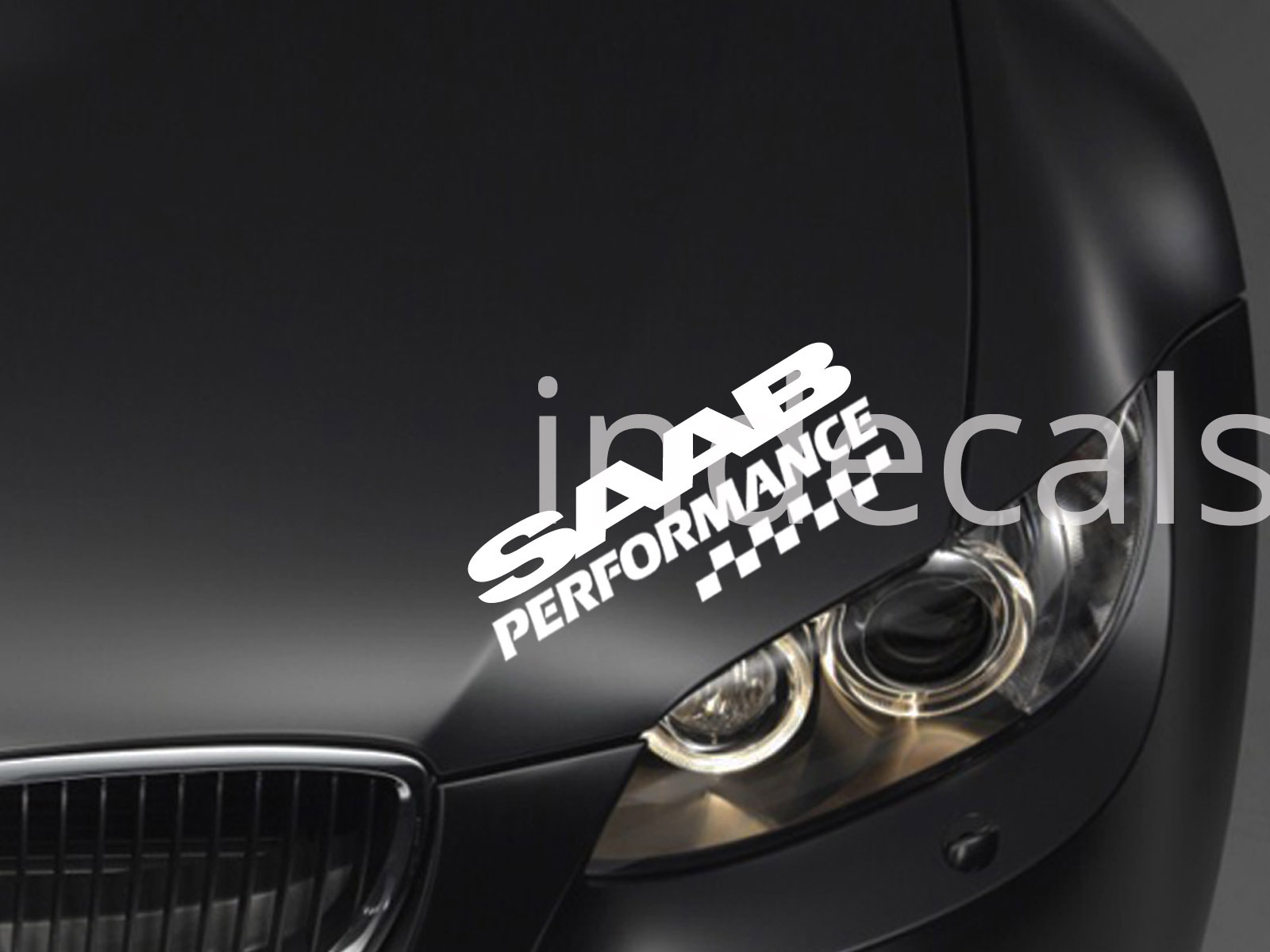 1 x Saab Performance Sticker for Eyebrow - White
