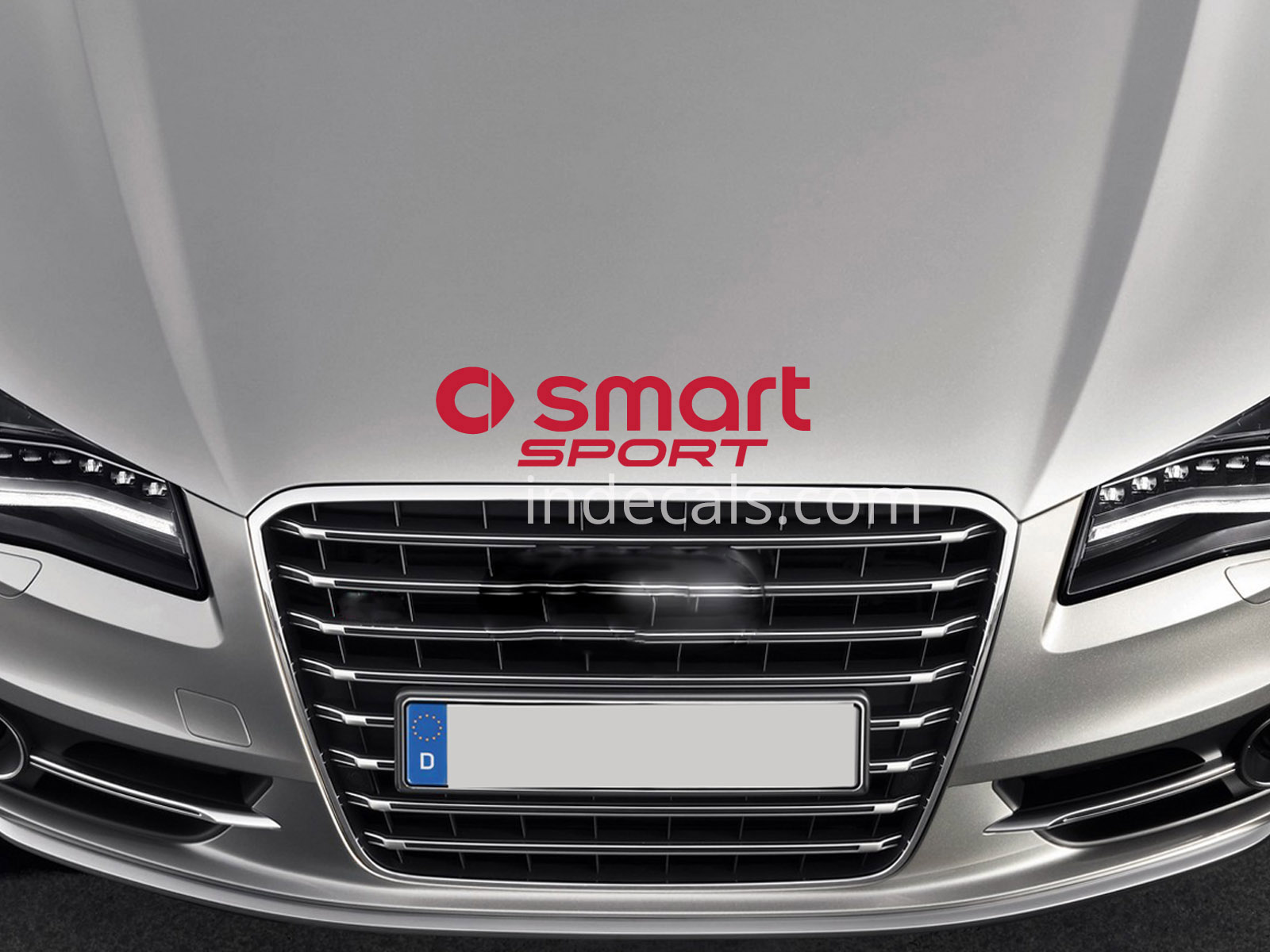 1 x Smart Performance Sticker for Bonnet - Red