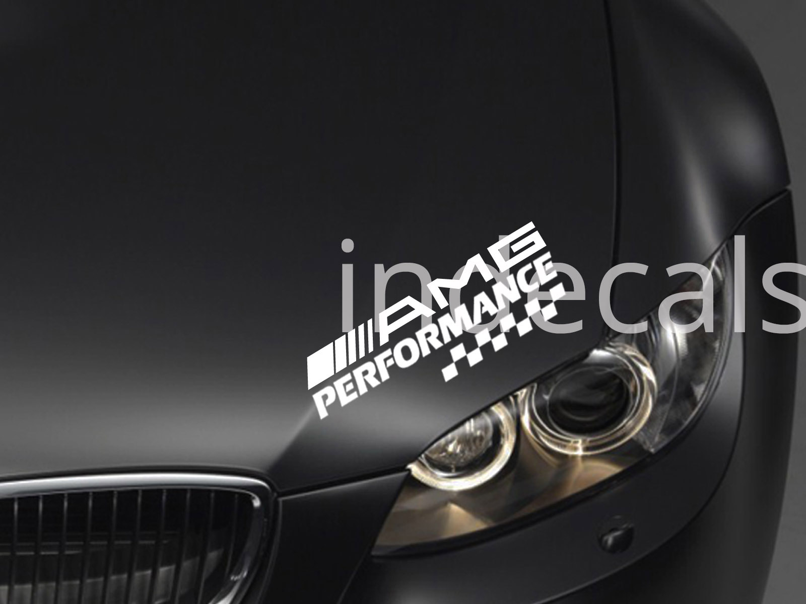 1 x AMG Performance Sticker for Eyebrow - White