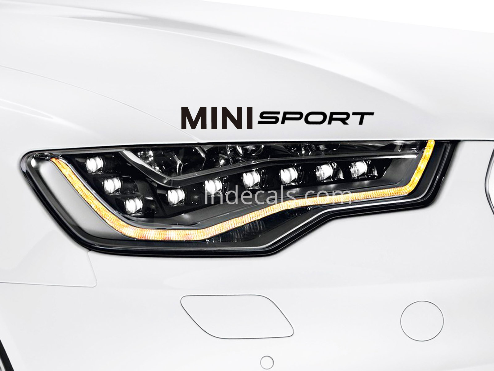 1 x Mini Sport Sticker - Black