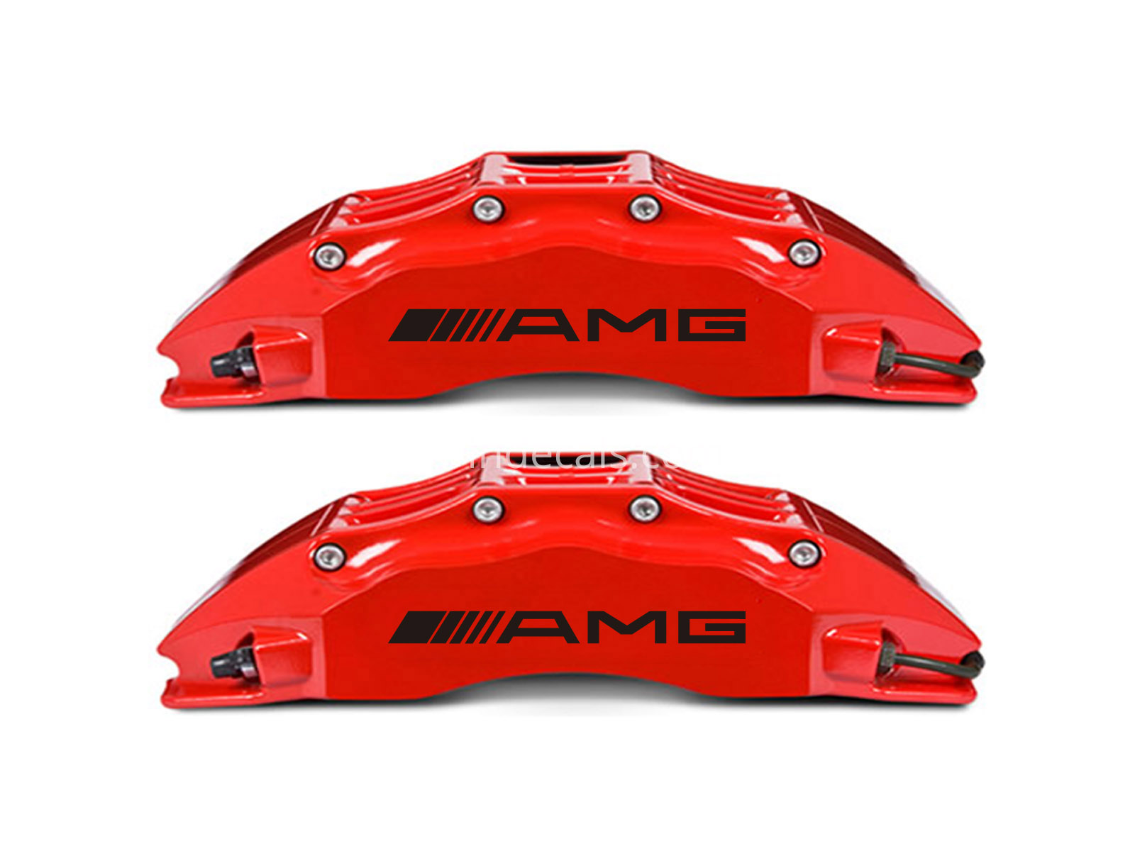 6 x AMG Stickers for Brakes - Black