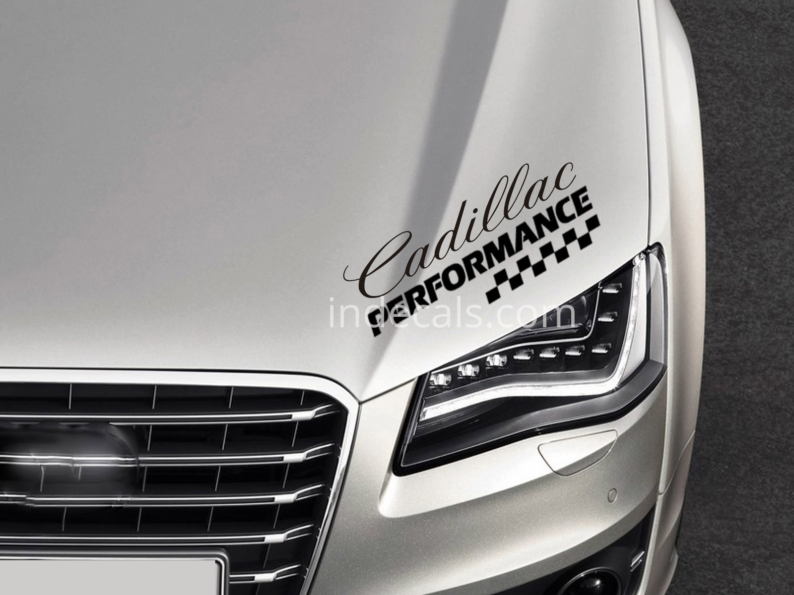 1 x Cadillac Performance Sticker - Black