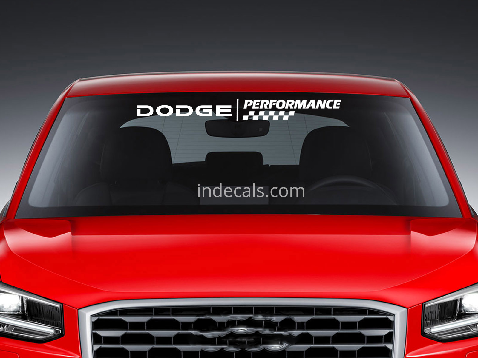 1 x Dodge Performance Sticker for Windshield or Back Window - White