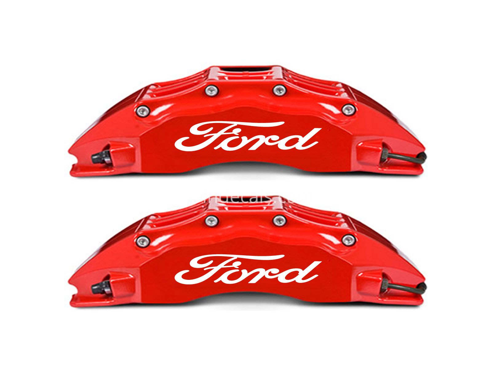 6 x Ford Stickers for Brakes - White