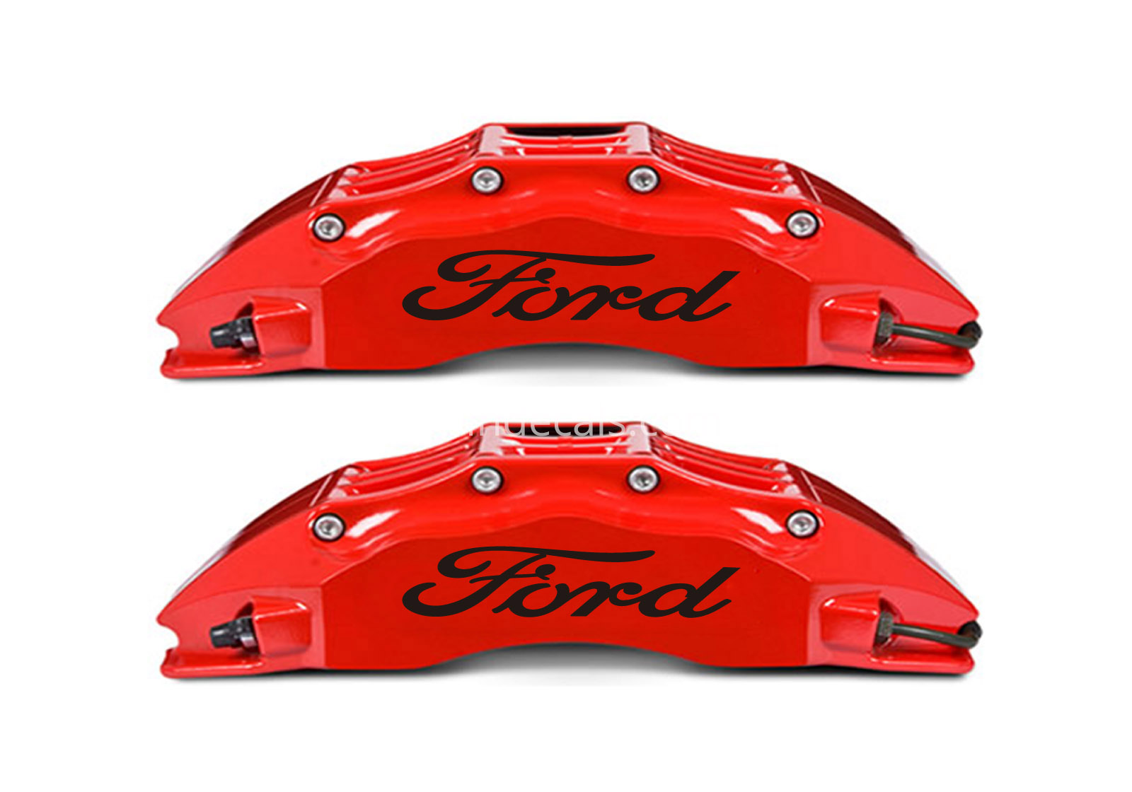 6 x Ford Stickers for Brakes - Black