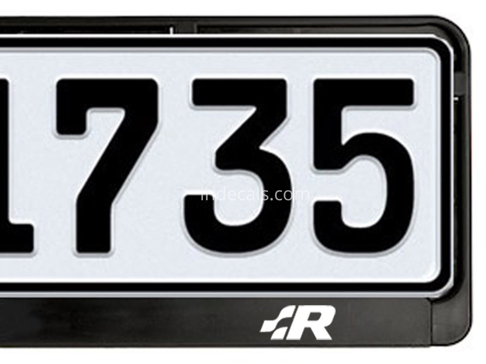 2 x Volkswagen Racing stickers for License Plate Frame